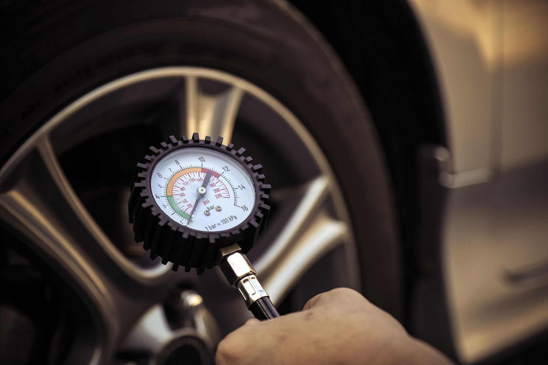 On-Site Tire Pressure Service For Multi-Vehicle Households