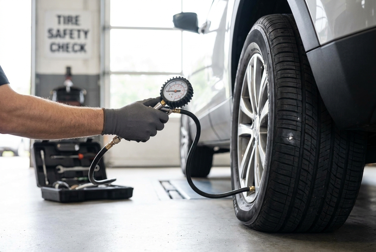 Specialized Vehicle Tire Pressure Inspection Service